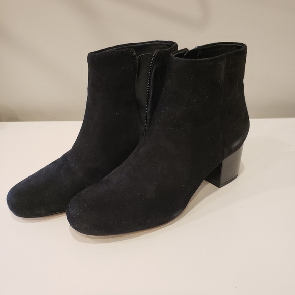 Sam Edelman "Edith" Suede Booties - sz 5M - Picture 2 of 10